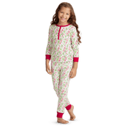 Hearts & Pines Holiday PJs for Girls M6