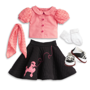 Maryellen's™ Poodle Skirt Outfit for 18-inch Dolls (Historical Characters) P9