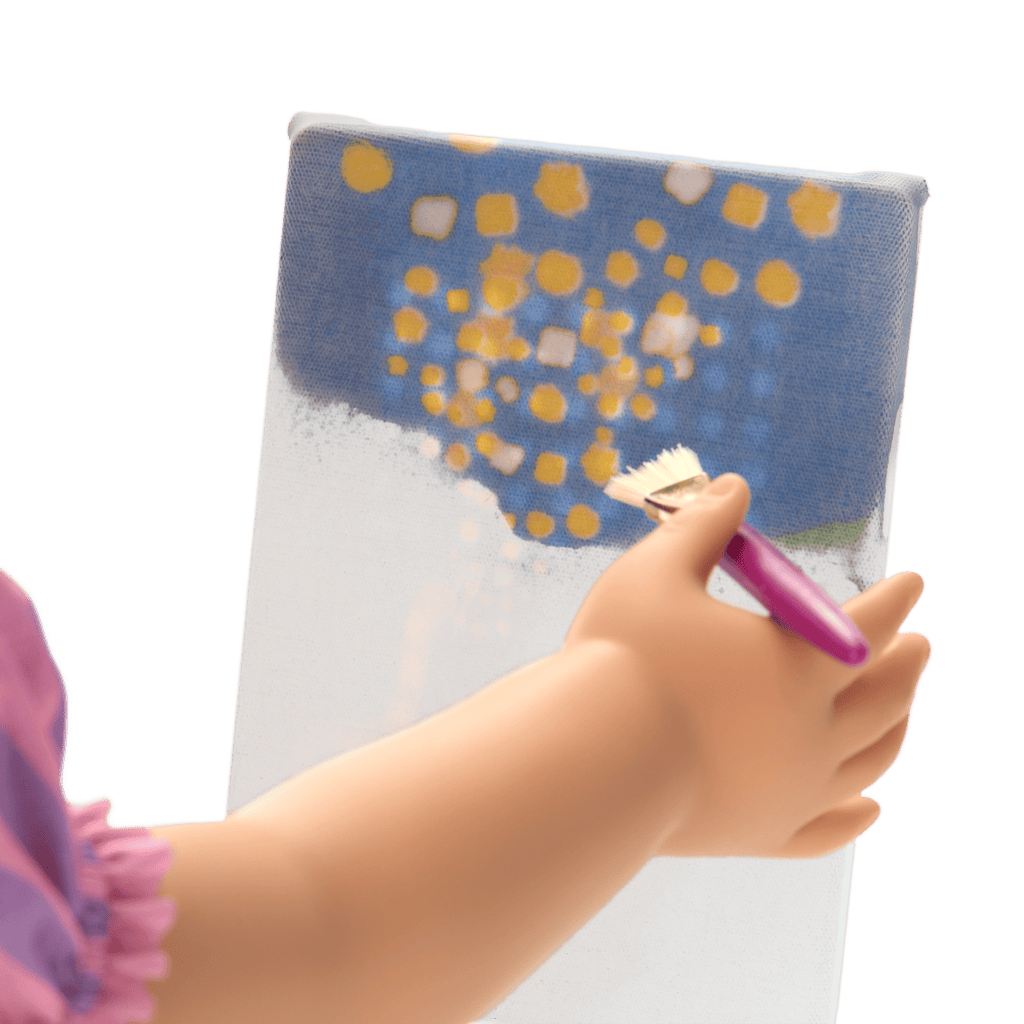American Girl® Disney Princess Rapunzel Painting Accessories & Pascal for 18-inch Dolls Y0