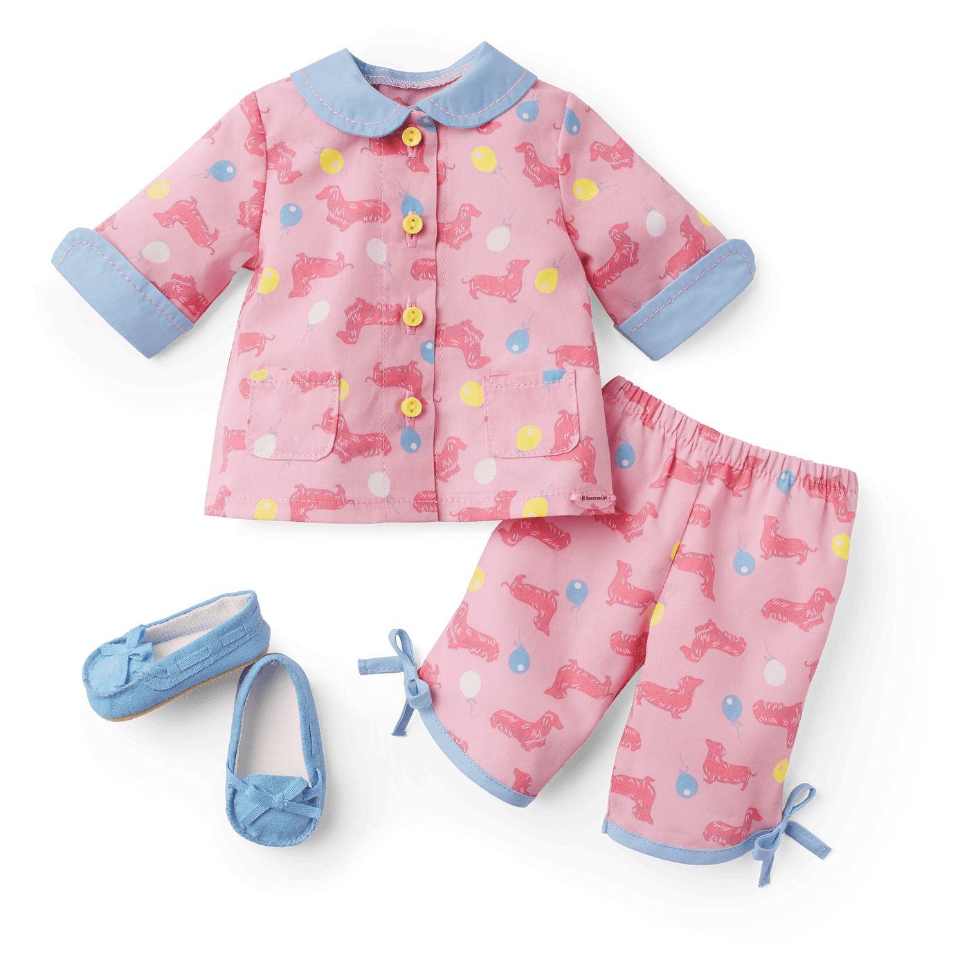 Maryellen’s™ Dachshund Pajamas for 18-inch Dolls (Historical Characters) Q9