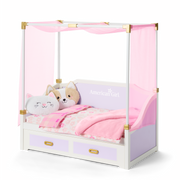 All Set for Sleepovers Canopy Bed for 18-inch Dolls D4