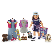 ’90s Twins Nicki’s™ Skateboarding Gift Set (Historical Characters) Q8