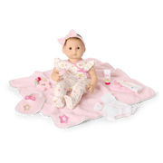 Bitty Baby® Doll #2 with brown hair Care & Play Set T0