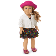 Courtney’s™ White Fringe Jacket for 18-inch Dolls (Historical Characters) T7