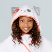 Comfy Puppy Robe Set for Girls & 18-inch Dolls A4