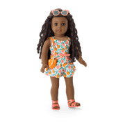Orange You Glad It's Summer Outfit for 18-inch Dolls E7