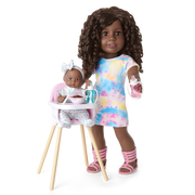 Little Bitty Baby™ Layette & High Chair Set for 7.75-inch Dolls Z1