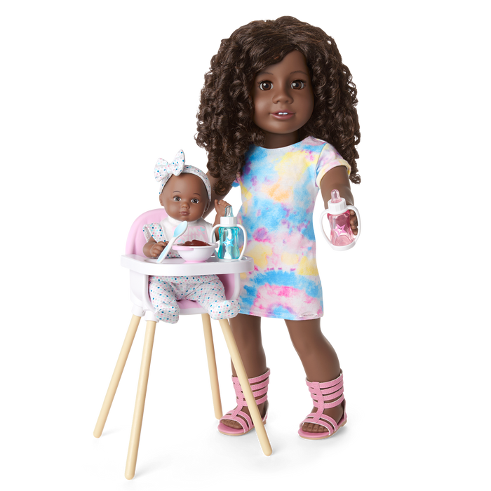 Little Bitty Baby™ Layette & High Chair Set for 7.75-inch Dolls Z1
