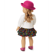 Courtney’s™ White Fringe Jacket for 18-inch Dolls (Historical Characters) T7
