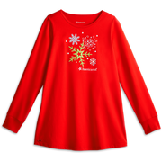 Holiday Dreams Pajama Top for Women F2