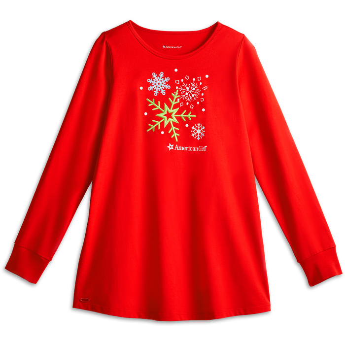 Holiday Dreams Pajama Top for Women F2