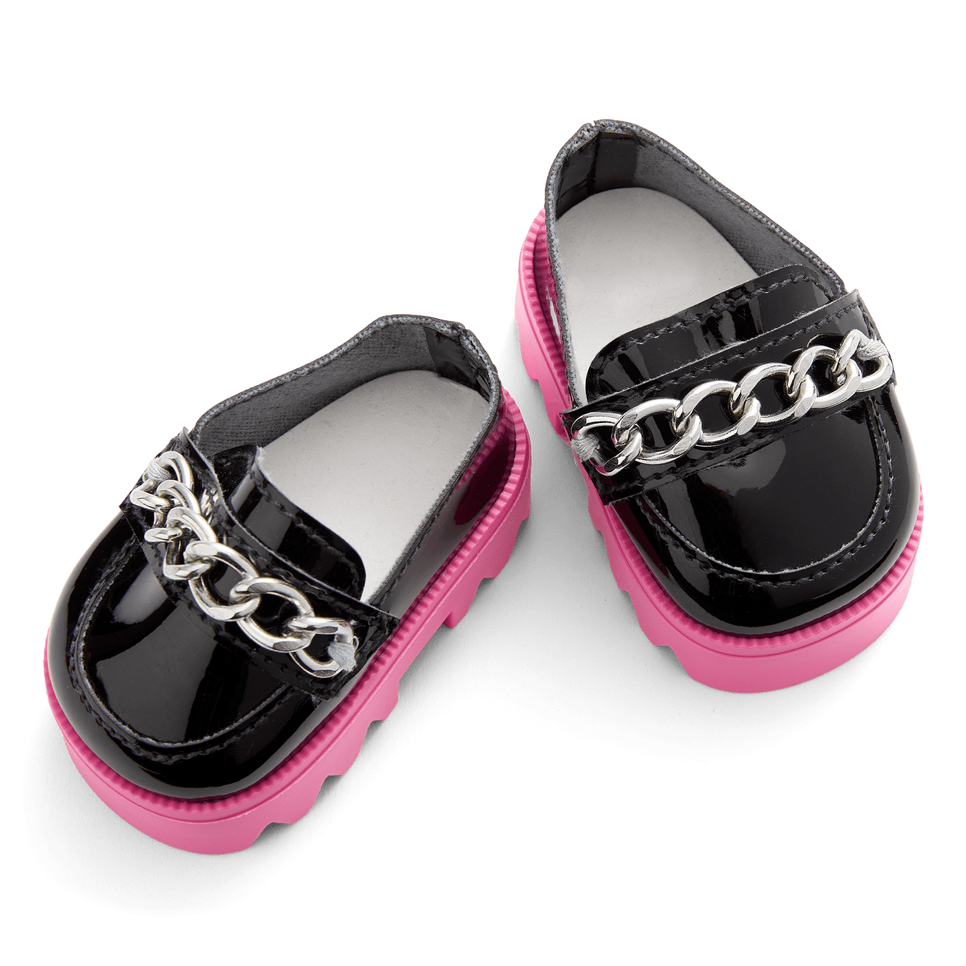 Fuchsia Flair Platform Loafers for 18-inch Dolls W5