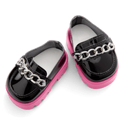Fuchsia Flair Platform Loafers for 18-inch Dolls W5