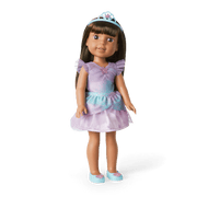 2-in-1 Sparkly Mermaid Outfit for WellieWishers™ Dolls N8