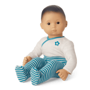 Bitty Baby® Doll #4 with black hair in Soft Blue M0