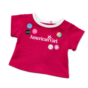 Matching AG™ Grin Pins Ringer Tee Set for Girls & 18-inch Dolls N0