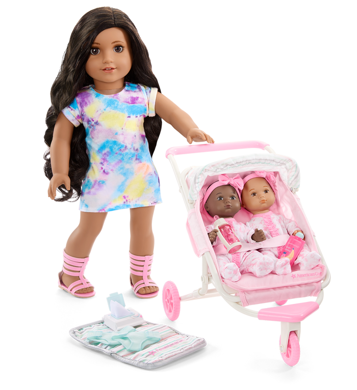 Little Bitty Baby™ Double Stroller Set for 7.75-inch Dolls A5