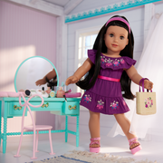 Raquel's™ Beach Party Dress for 18-inch Dolls (Girl of the Year™ 2026) U7