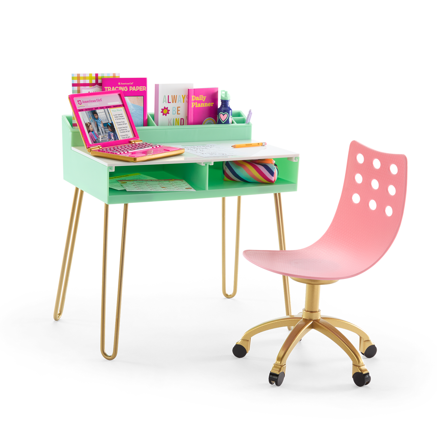 Write On! Desk Set for 18-inch Dolls C8