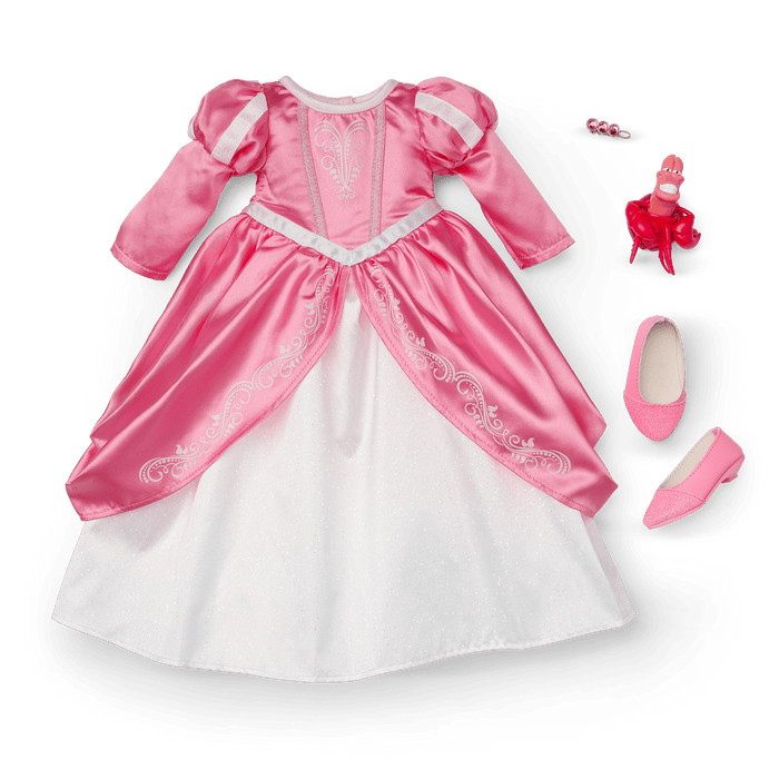 American Girl® Disney Princess Ariel Castle Ball Gown, Sebastian & Accessories for 18-inch Dolls Q2