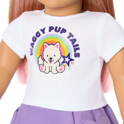 Summer’s™ Waggy Pup Tails™ Outfit for 18-inch Dolls (Girl of the Year™ 2025) I1
