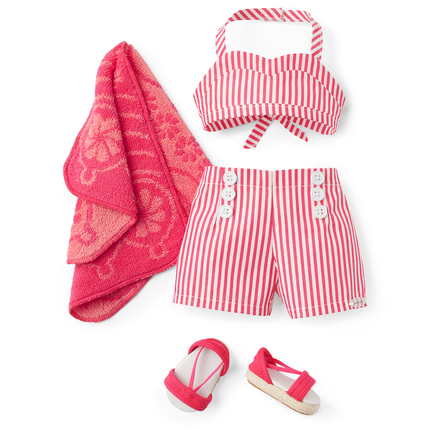 Nanea’s™ Two-Piece Swimsuit for 18-inch Dolls (Historical Characters) K2