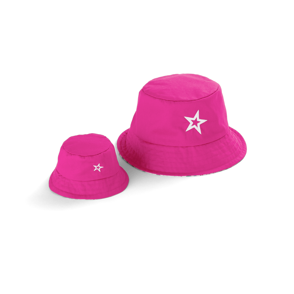 AG™ Star Bucket Hat Set for Girls & Dolls C1