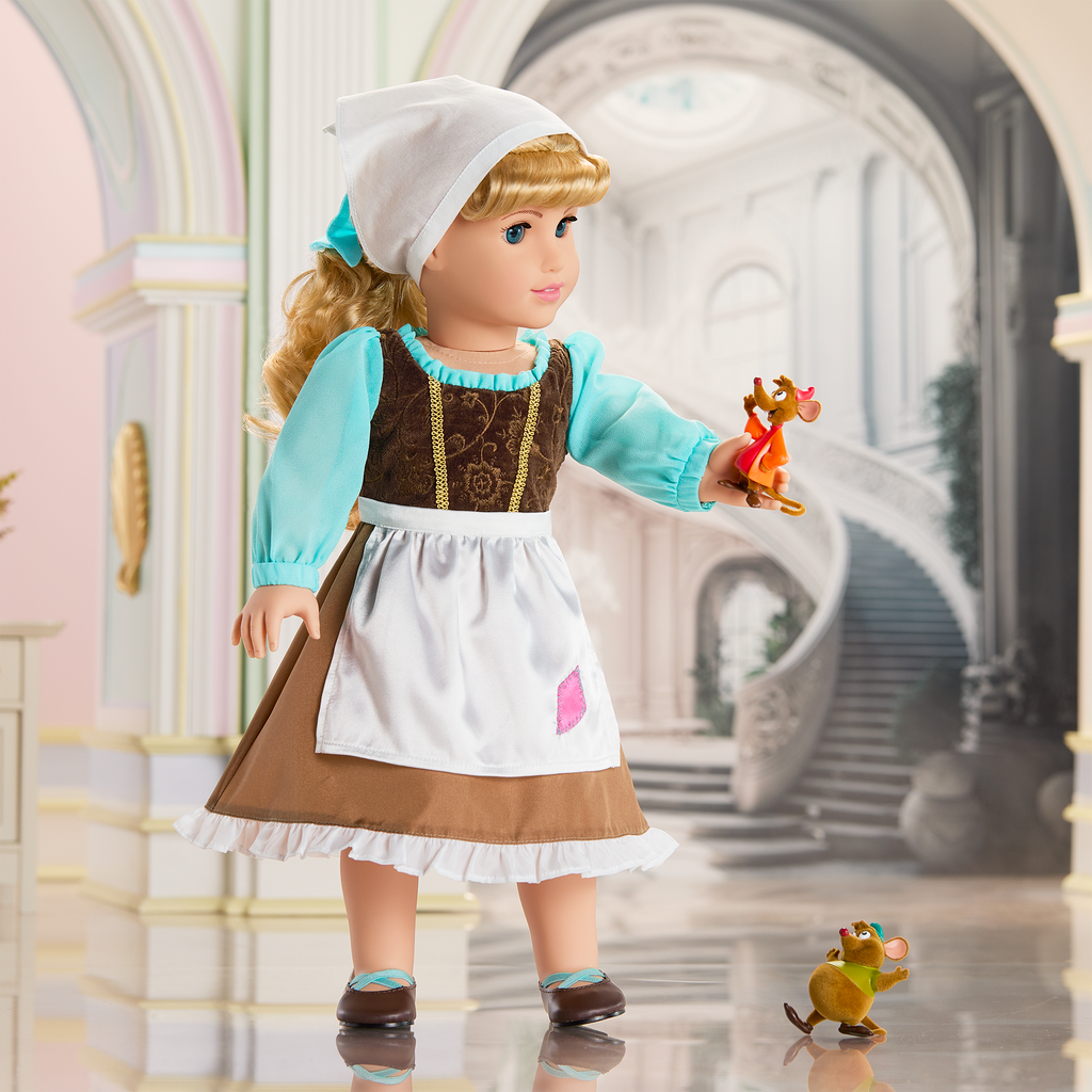 American Girl® Disney Princess Cinderella Day Dress, Friends & Accessories for 18-inch Dolls C9