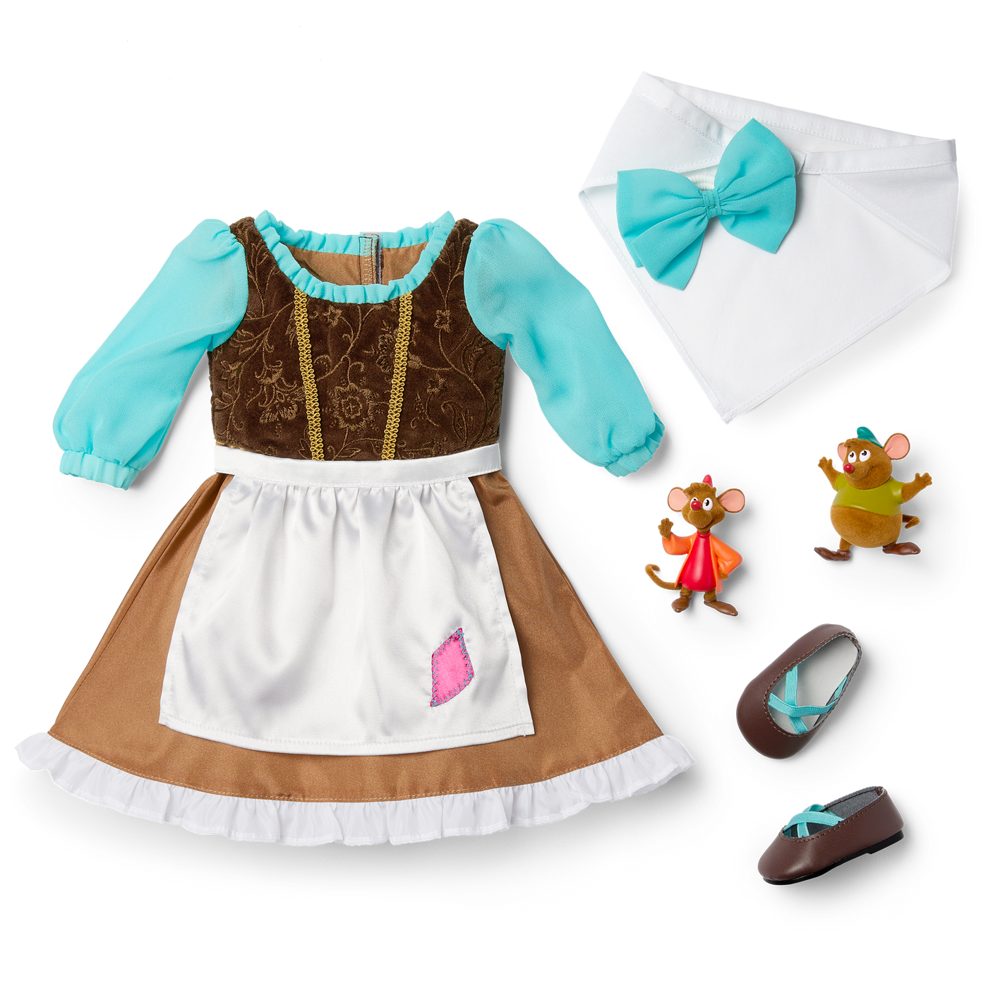 American Girl® Disney Princess Cinderella Day Dress, Friends & Accessories for 18-inch Dolls C9