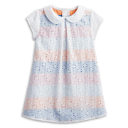 Sunny Flowers Dress for Little Girls M0