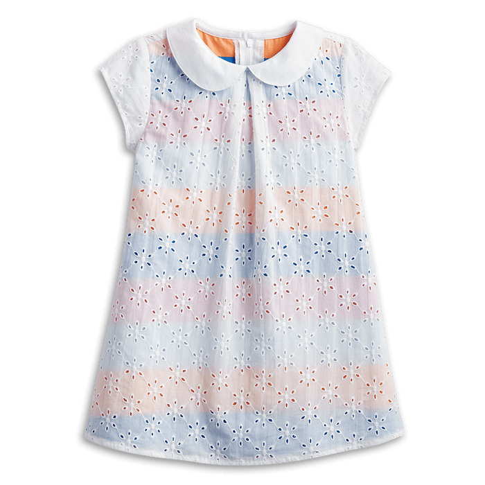 Sunny Flowers Dress for Little Girls M0