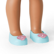 2-in-1 Sparkly Mermaid Outfit for WellieWishers™ Dolls N8