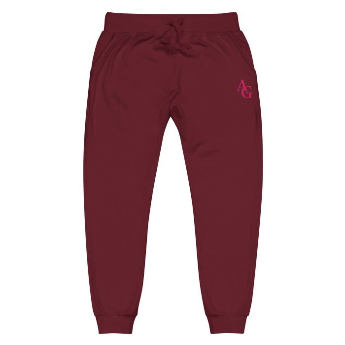 American Girl® Burgundy Fleece Sweatpants for Adults Z5