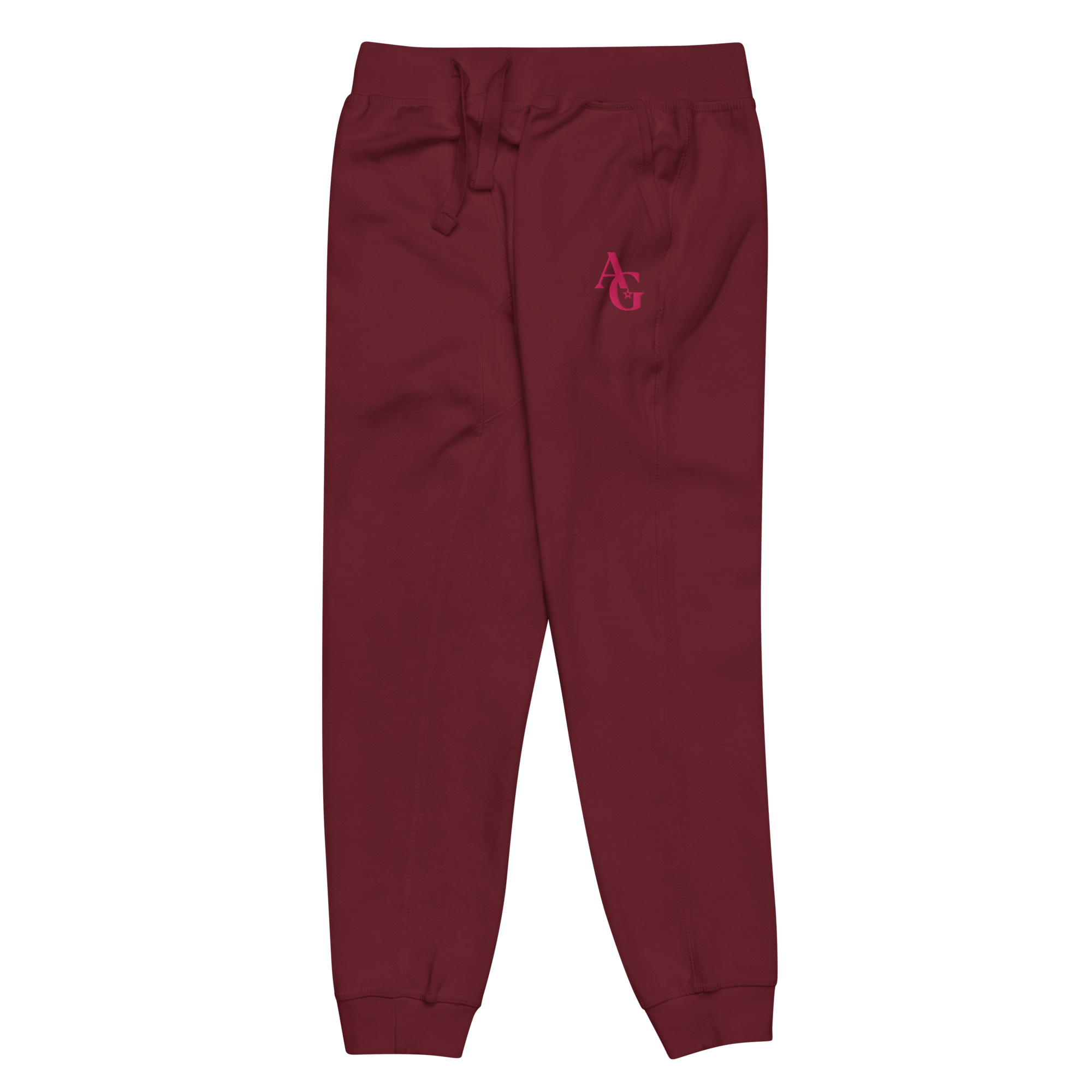 American Girl® Burgundy Fleece Sweatpants for Adults Z5