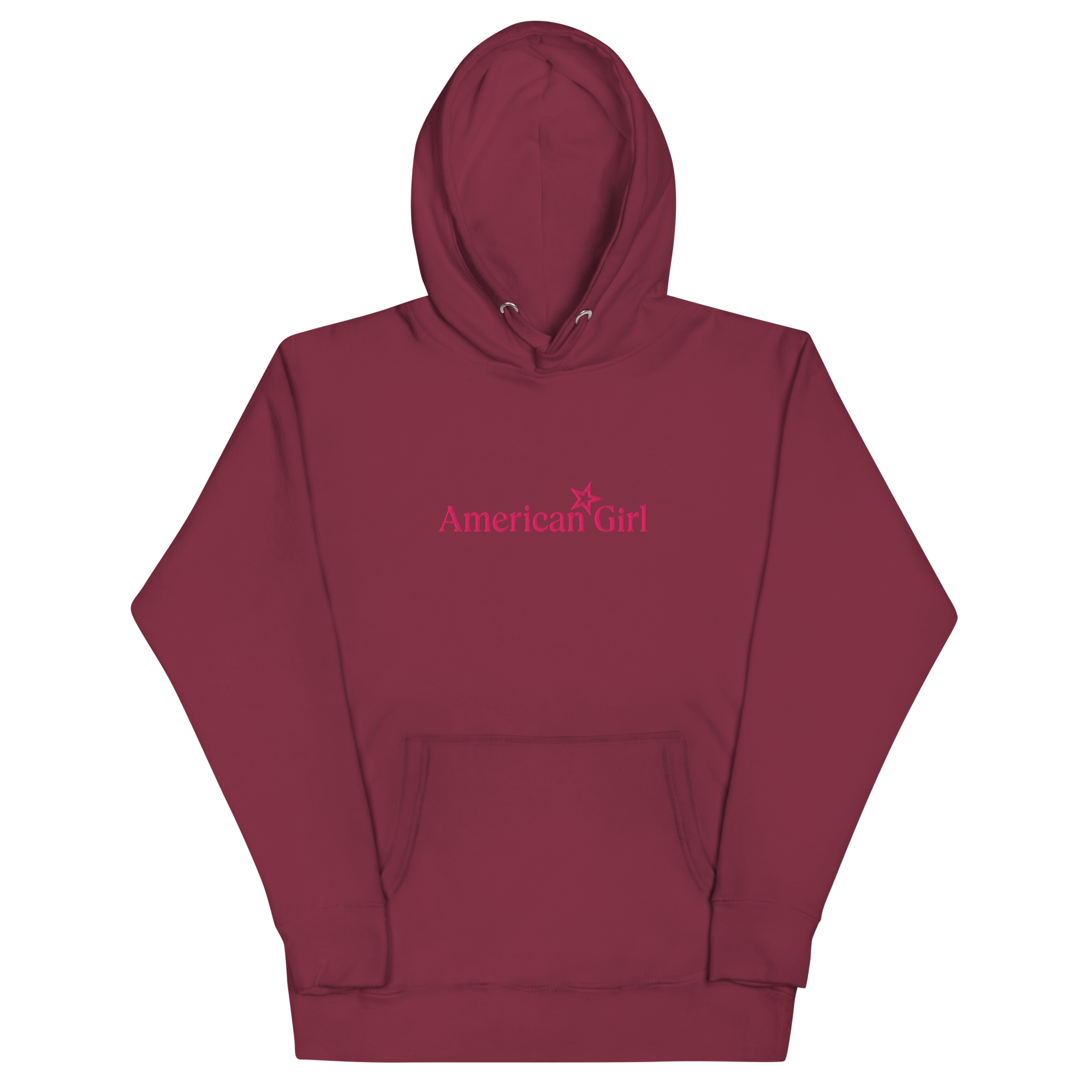 American Girl® Burgundy Hoodie for Adults Z6