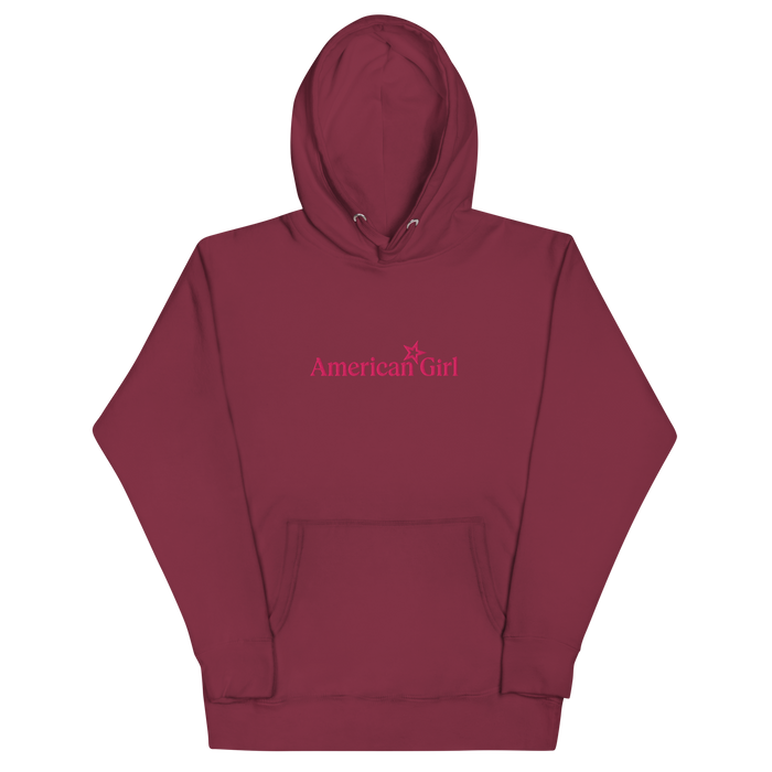 American Girl® Burgundy Hoodie for Adults Z6