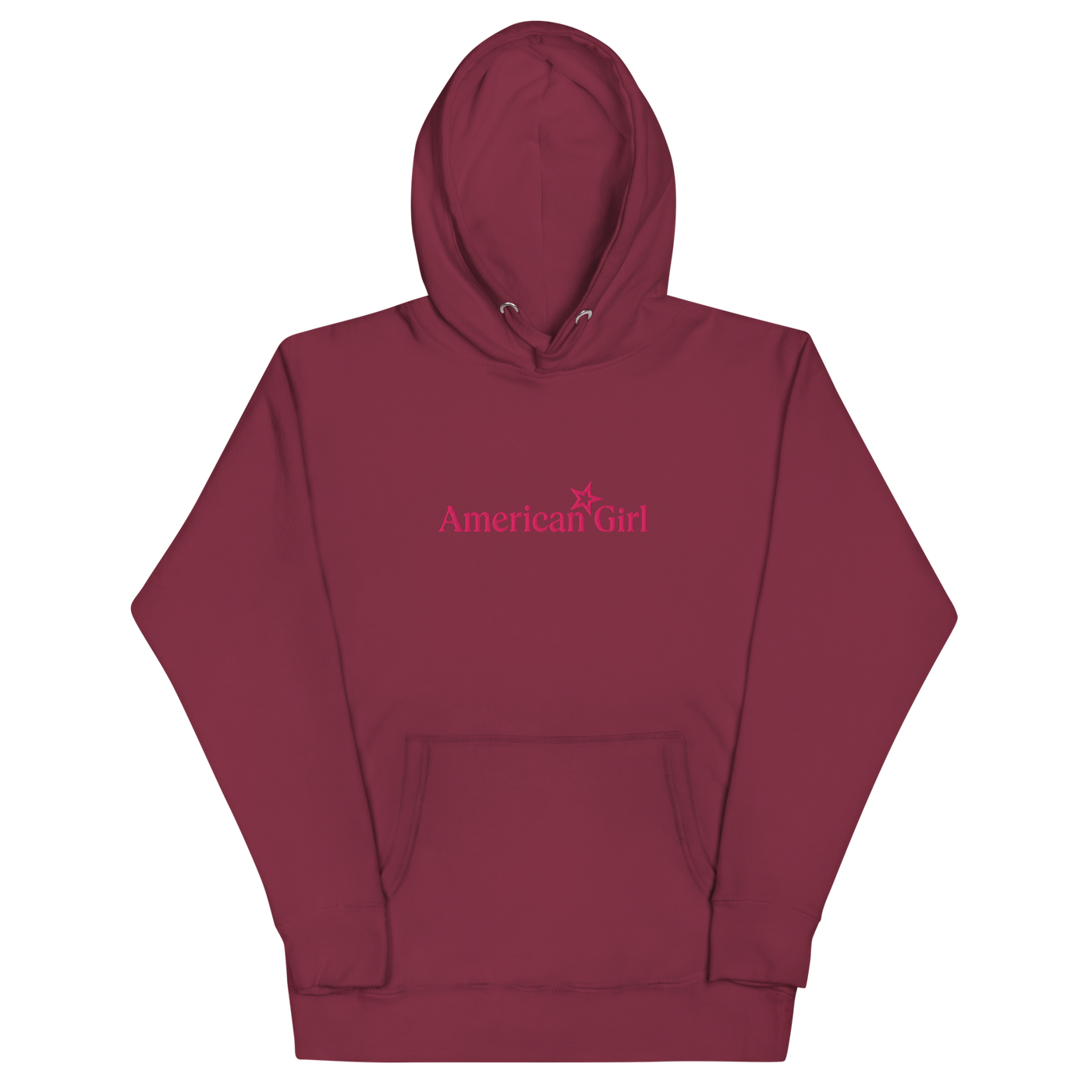 American Girl® Burgundy Hoodie for Adults T5