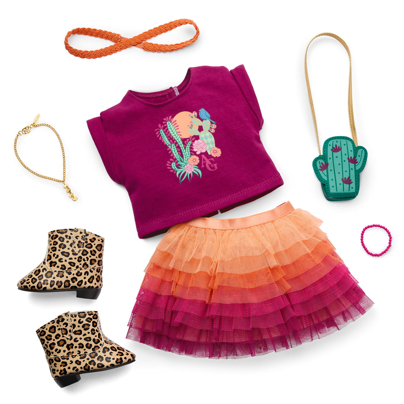 Fun in the Southwest Travel Outfit for 18-inch Dolls Q7