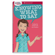 A Smart Girl's Guide: Knowing What to Say W3