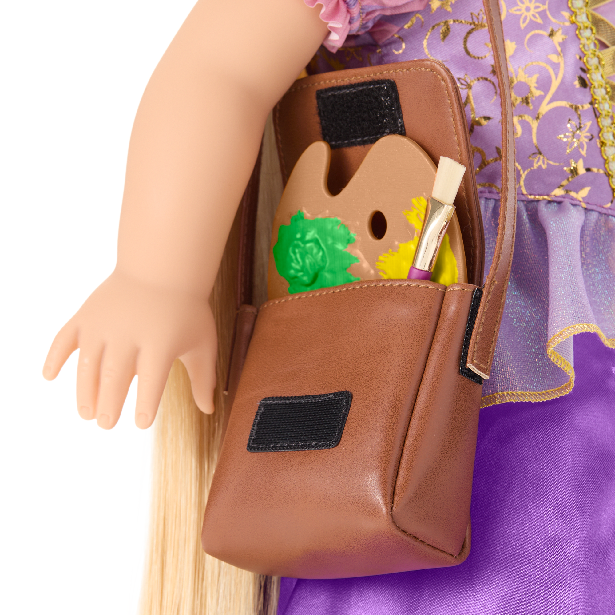 American Girl® Disney Princess Rapunzel Painting Accessories & Pascal for 18-inch Dolls Y0