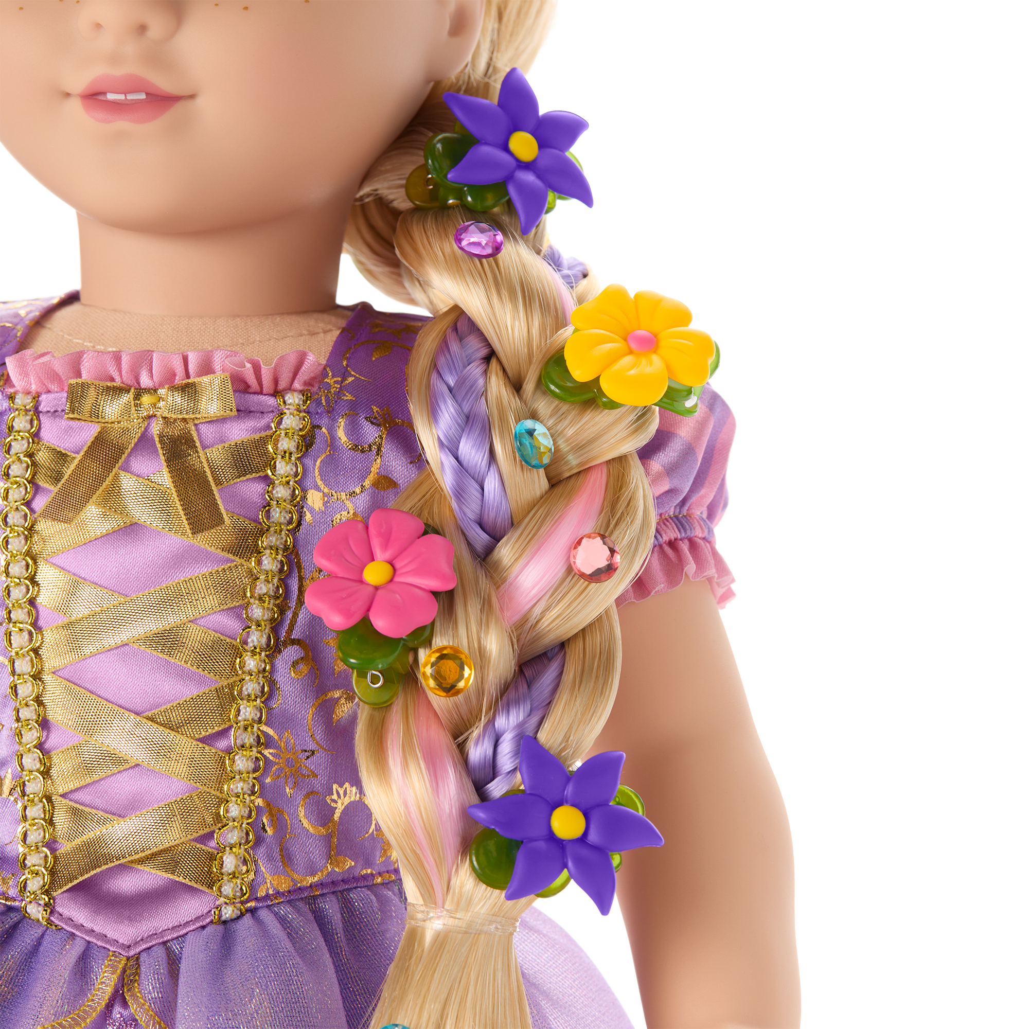 American Girl® Disney Princess Rapunzel Hair Accessories for 18-inch Dolls H6