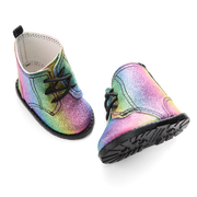 Glittery Rainbow Boots for 18-inch Dolls Q5
