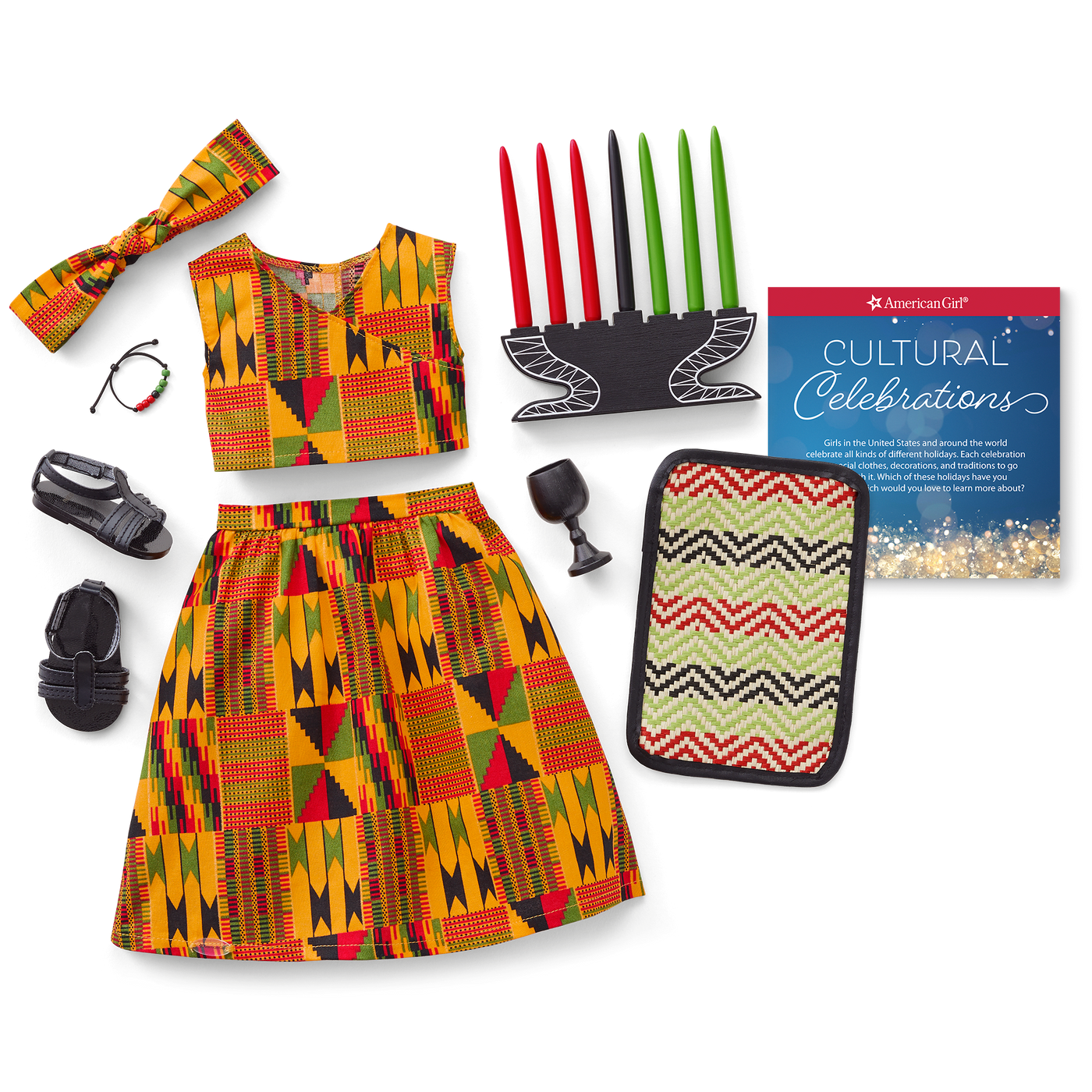 Kwanzaa Celebration Outfit for 18-inch Dolls A5