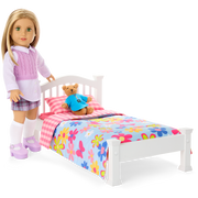 Isabel’s™ Bed & Floral Dreams Bedding Set for 18-inch Dolls (Historical Characters) Q2