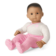 Bitty Baby® Doll #5 with dark brown hair in Pretty Pink B3