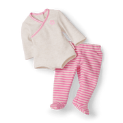 Bitty Baby® Doll #5 with dark brown hair in Pretty Pink B3
