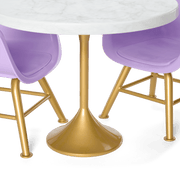 Kitchen Table for Two Set for 18-inch Dolls O5