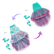 Glam Shimmering Ocean Outfit for 18-inch Dolls D0