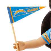 American Girl® x NFL Los Angeles Chargers Fan Outfit & Accessories for 18-inch Dolls N6