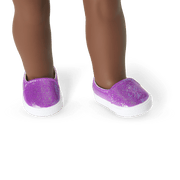 Truly Me™ 18-inch Doll #91 with curly purple hair K9